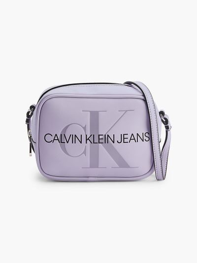 Calvin Klein Táskák & Kiegészítők HU660278 | Calvin Klein Faux Bőr Női Crossbody Táska Lila